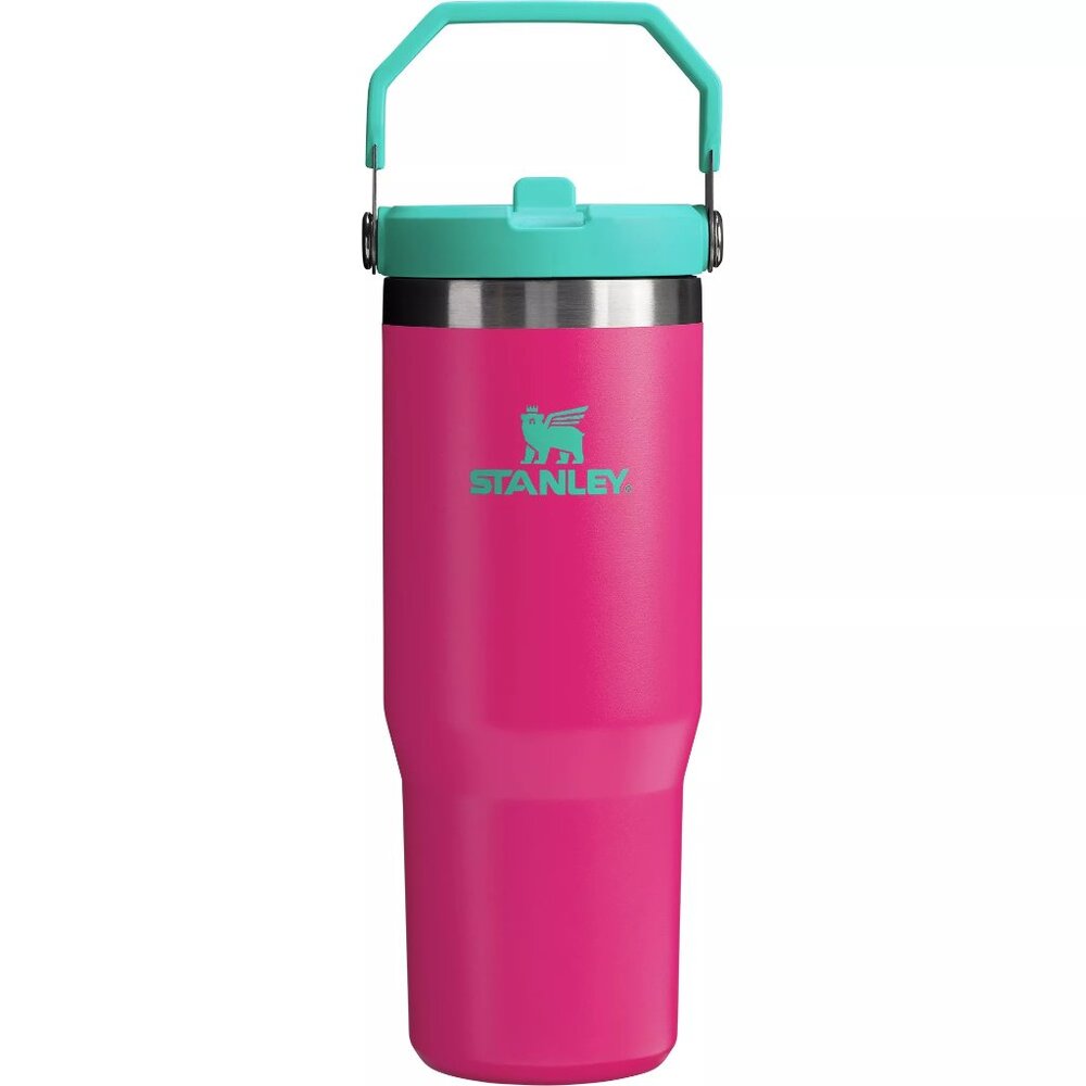 NWT Ltd Edition Stanley Iceflow Heat Wave 30 Oz Tumbler Flip Straw Passion Pink